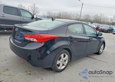 2013 Hyundai Elantra Gls from USA, damaged, VIN 5NPDH4AE7DH446781